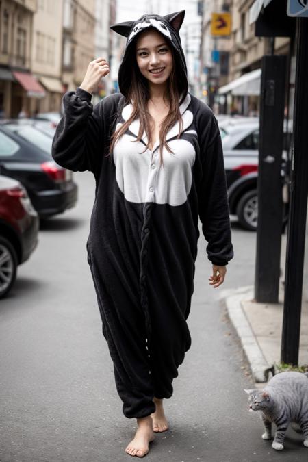 Cat onesie discount for teenage girl